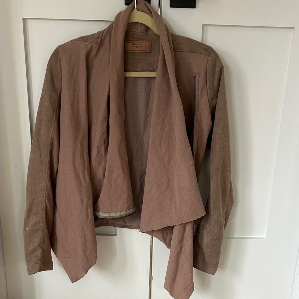 Blank NYC Tan Draped Jacket